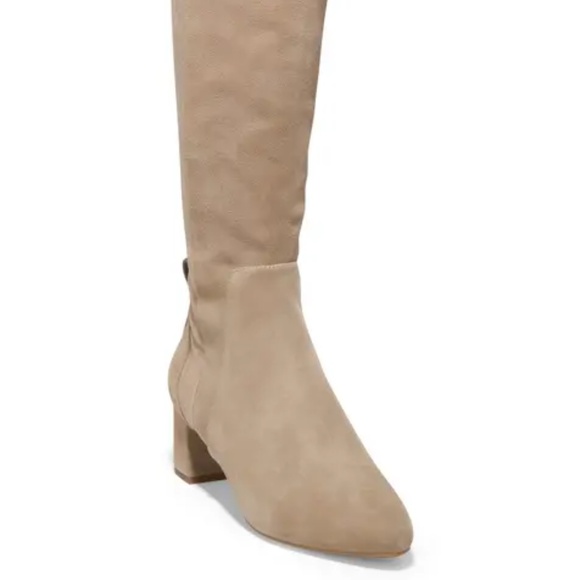 NEW Cole Haan Go-To Round Toe Block Heel Zippered Boots -size 6.5 - Picture 2 of 6